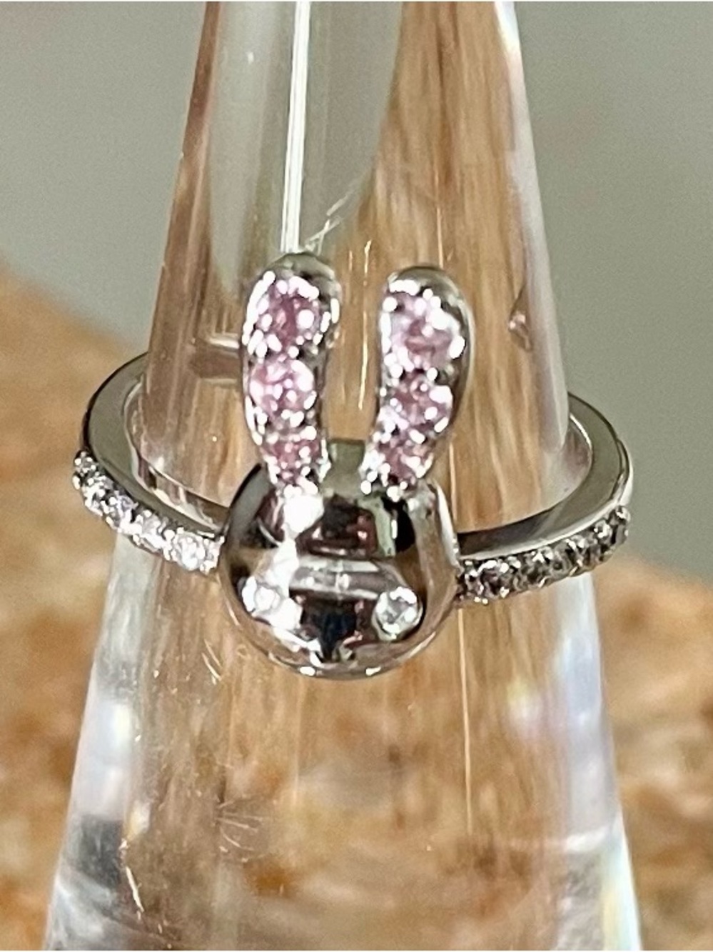 BP Retro Cottontail & Co. RBP3186 Sparkle Bunny Ring HTF